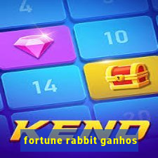 fortune rabbit ganhos